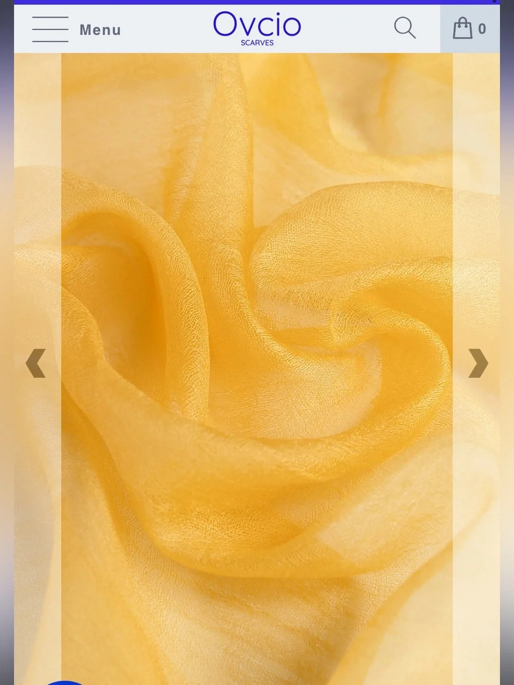 Ovcio // Featherlight Daffodil Cashmere Scarf